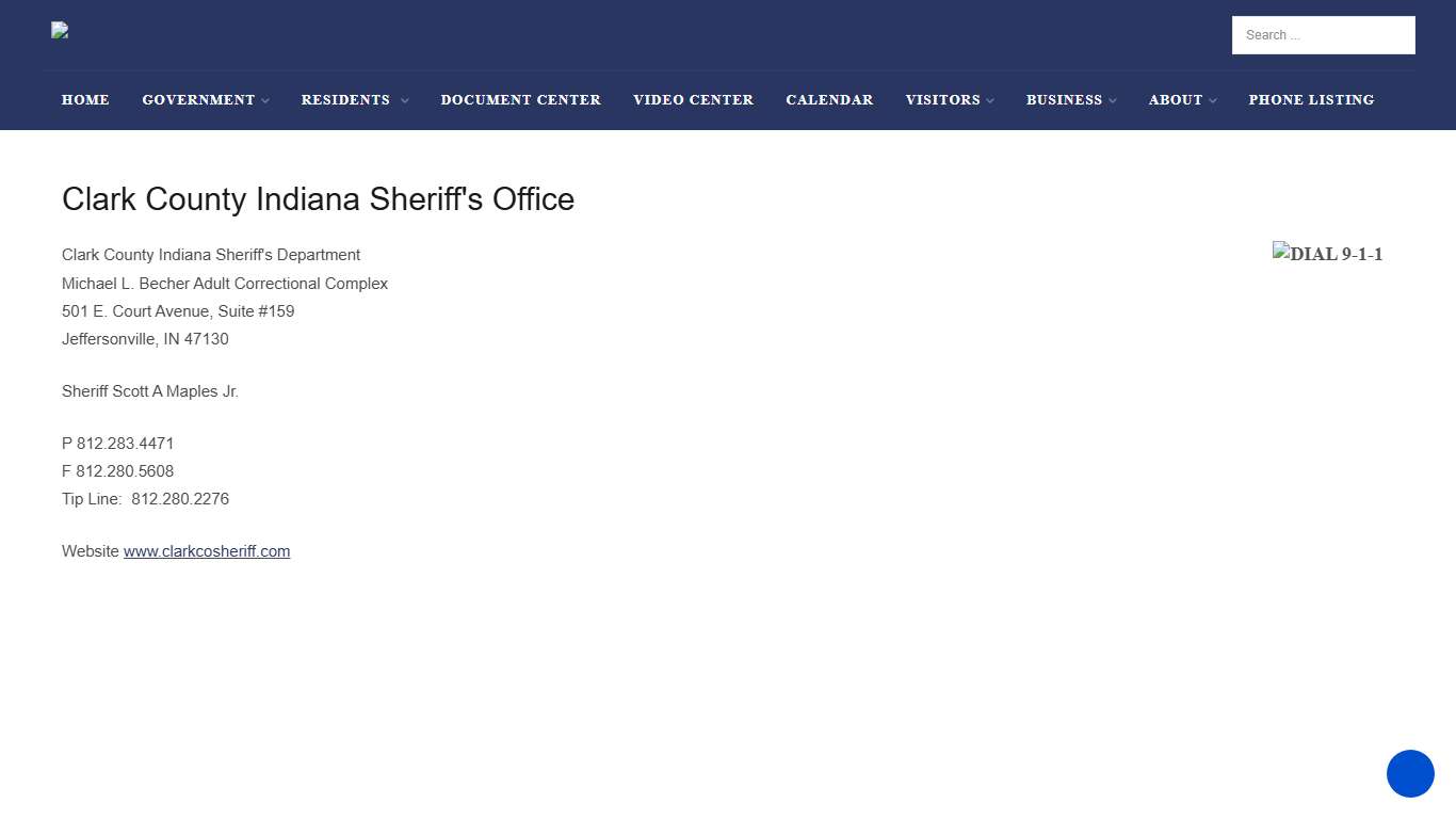 Clark County Indiana Sheriff's Office